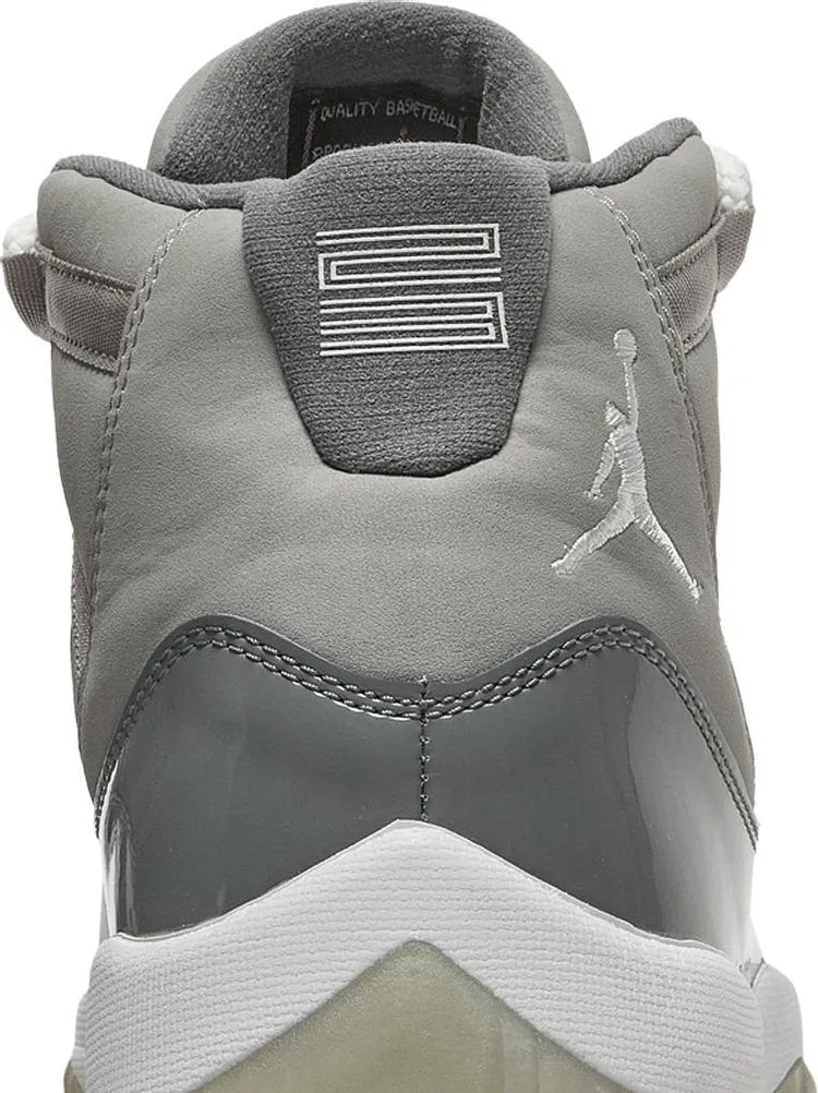 Air Jordan 11 Retro Cool Gray 2010 sneakers, gray