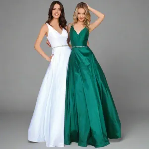 Clarisse evergreen ballgown, size 0, NEW WITH TAGS!