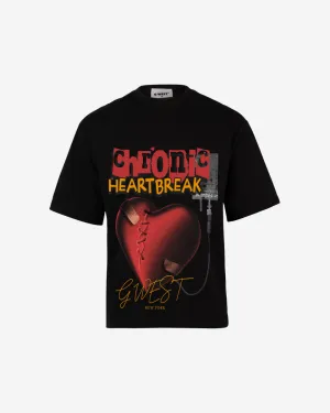 G-WEST CHFONIC HEART BREAK OVERSIZED TEE GWROJMT115