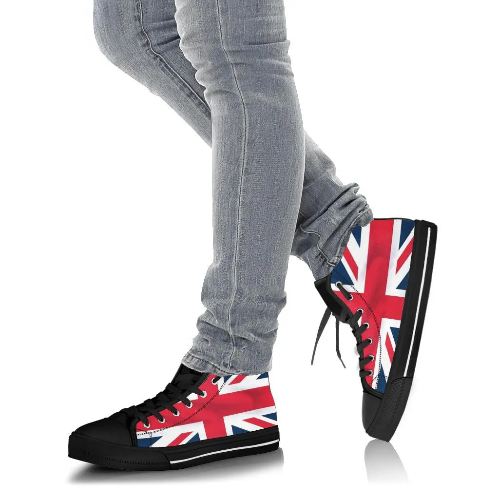 Great Britains UK Flag High Top Custom Sneaker Shoes
