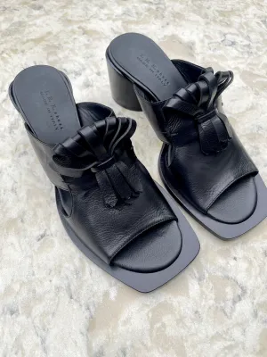 I.N.K. Open Tassel Heel - Black