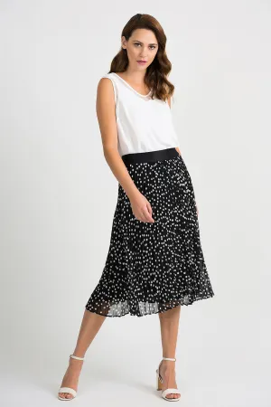 Joseph Ribkoff Polka Dot Skirt