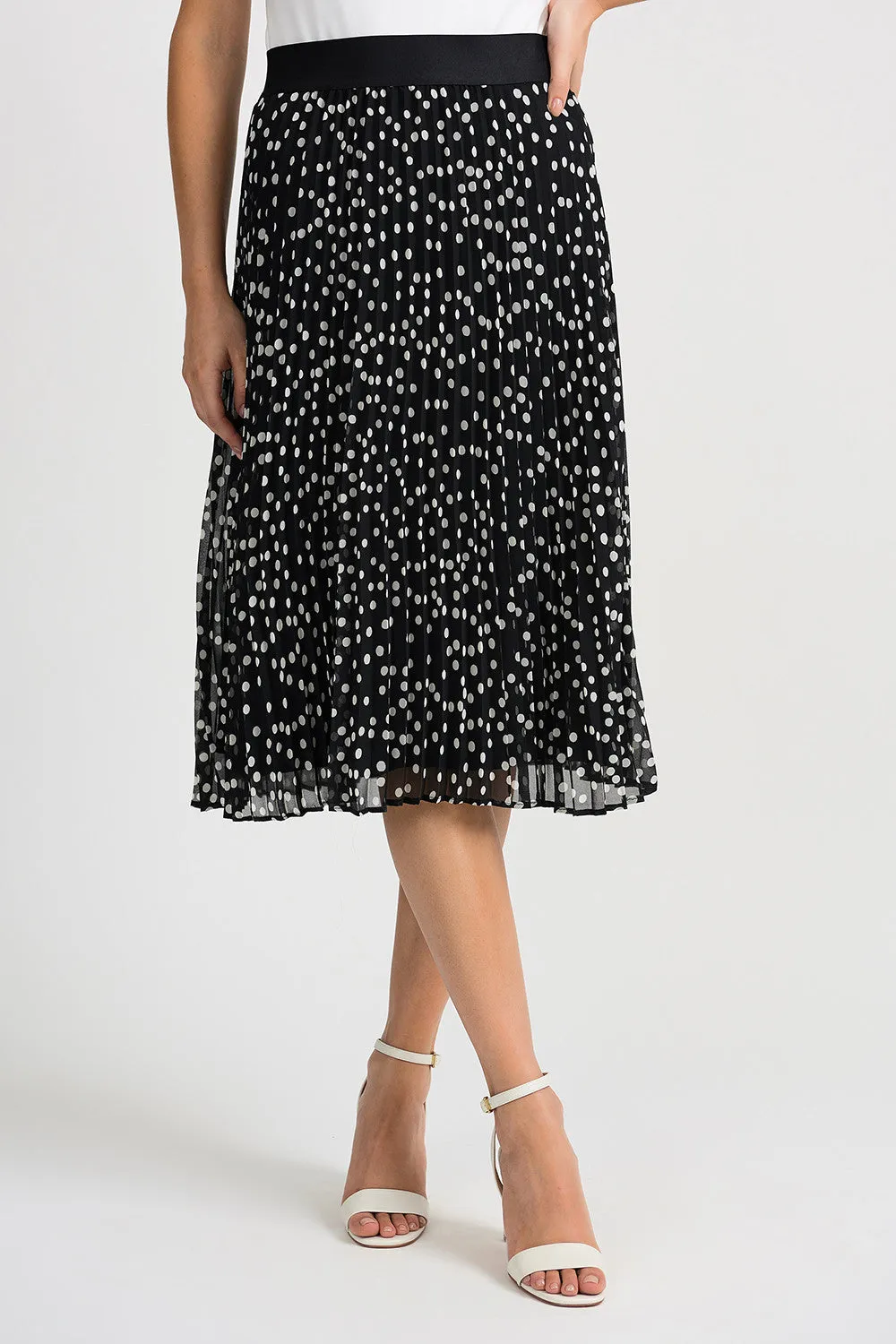 Joseph Ribkoff Polka Dot Skirt