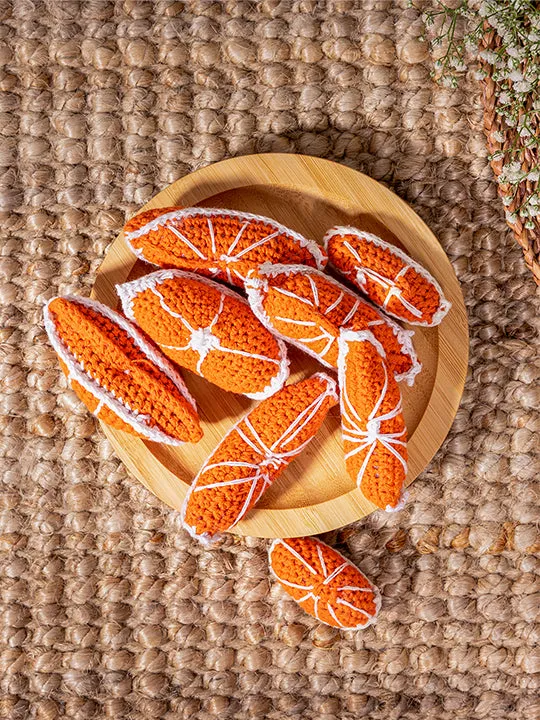 Set of Orange and Orange Wedges