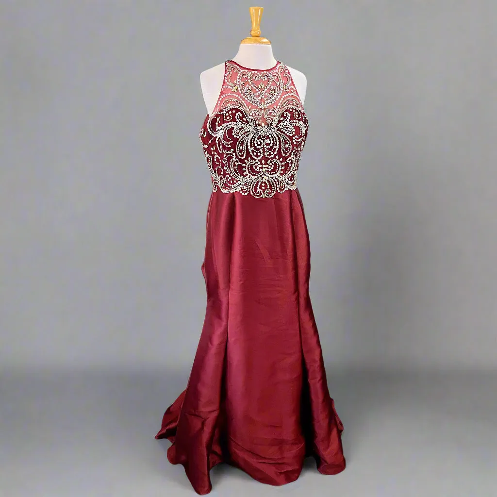 Star Box burgundy dress, size XXL
