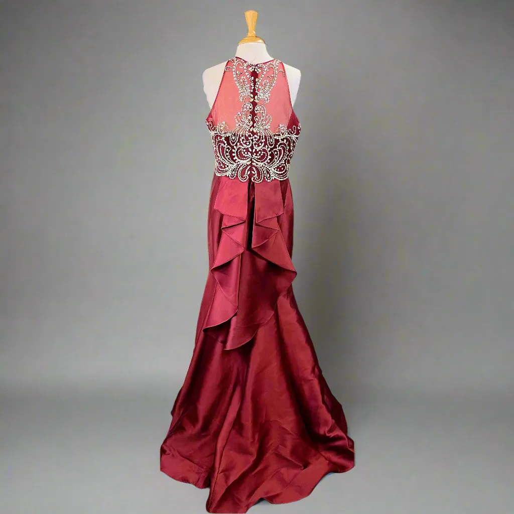 Star Box burgundy dress, size XXL
