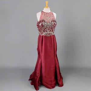 Star Box burgundy dress, size XXL