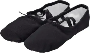 Toddler Ballet Shoes for Girls Soft Leather Ballet Exercise Shoes No-Tie Ethnic Yoga Dance Indoor Casual Shoes