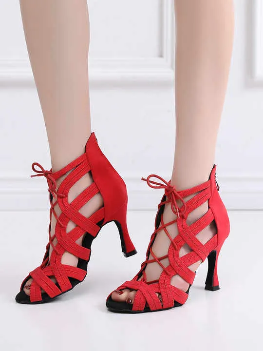 Women's Latin Dance Shoes-أحذية رقص لاتينية نسائية